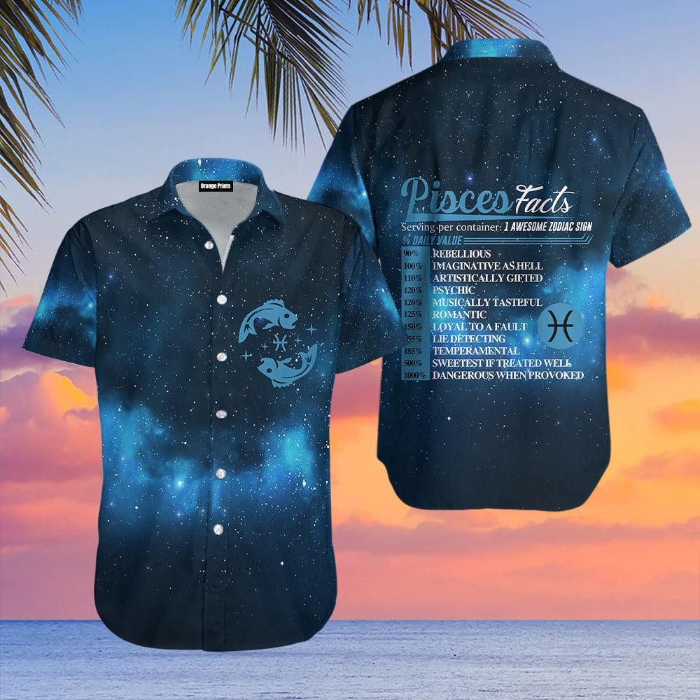 Pisces Horoscope Hawaiian Shirt