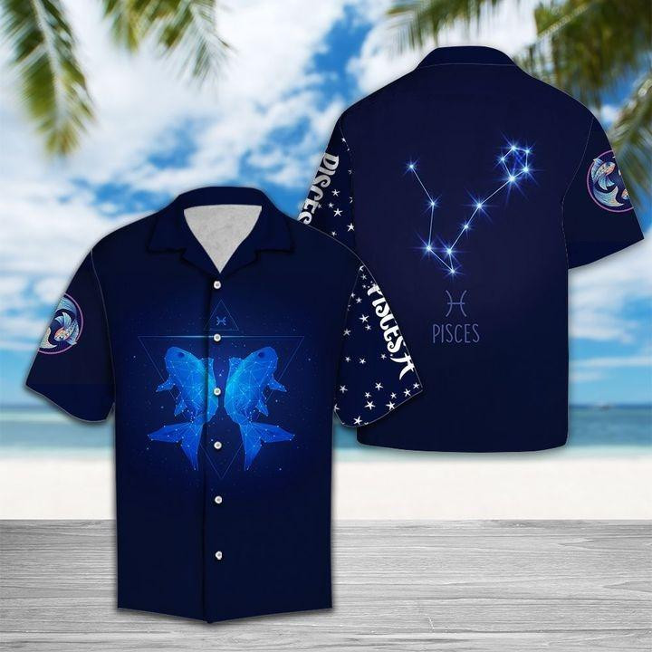 Pisces Horoscope Hawaiian Shirt