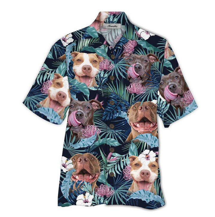 Pitbull Hawaiian Shirt