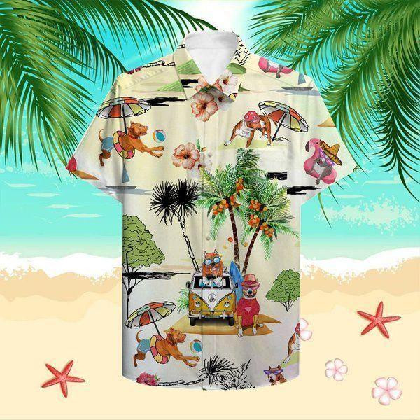 Pitbull Hawaiian Shirt