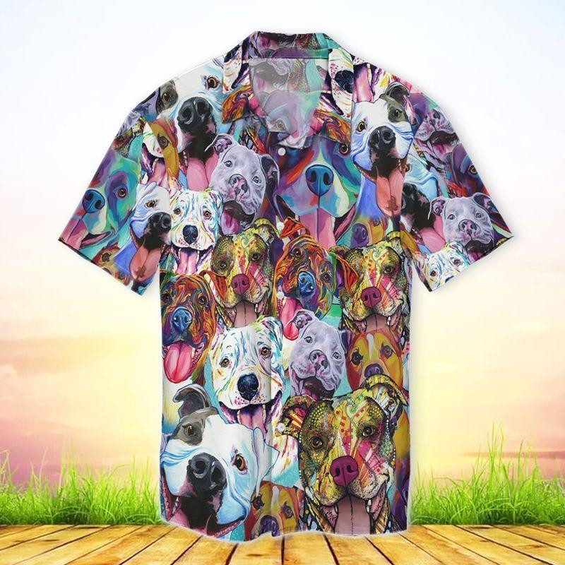 Pitbull Hawaiian Shirt