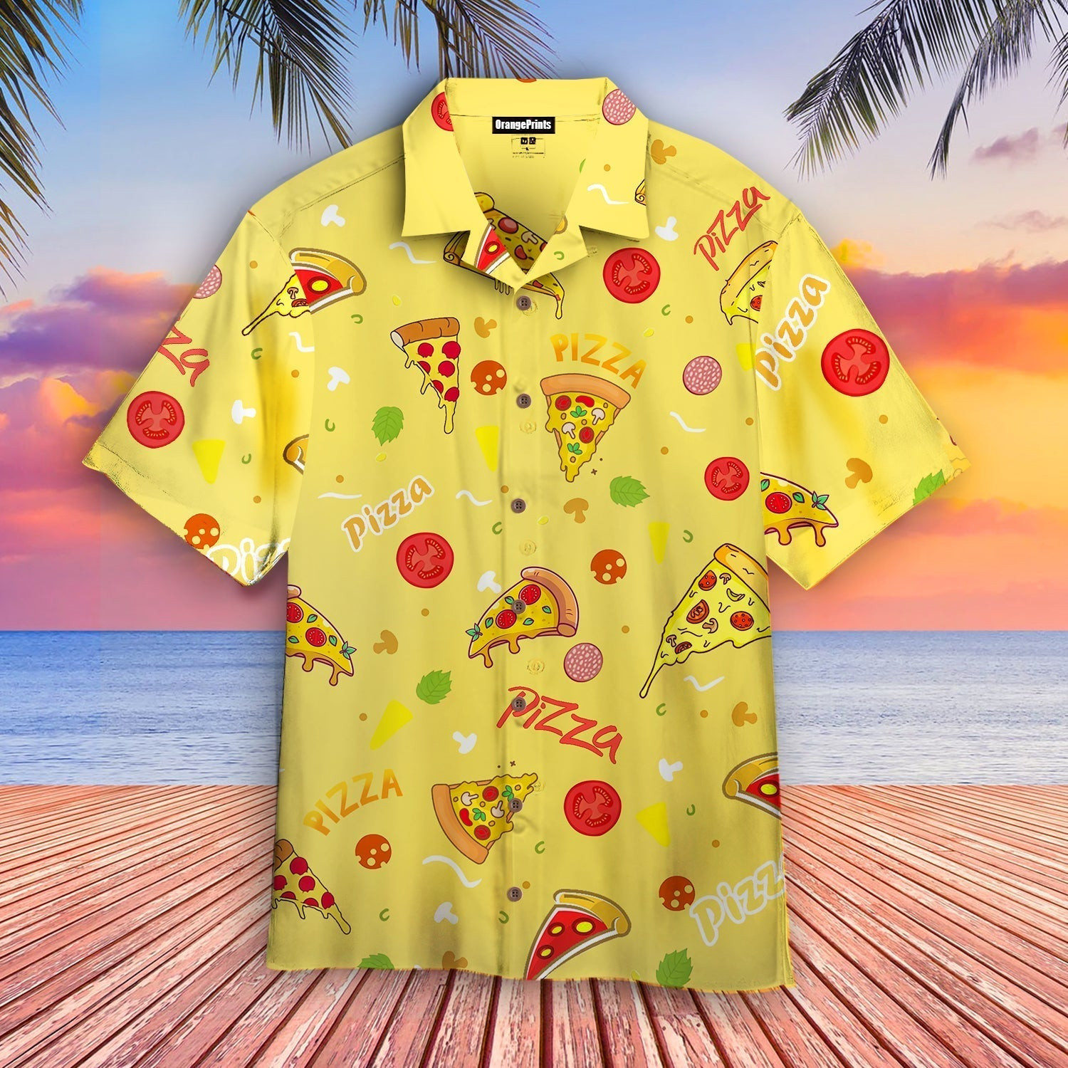 Pizza Hawaiian Shirt