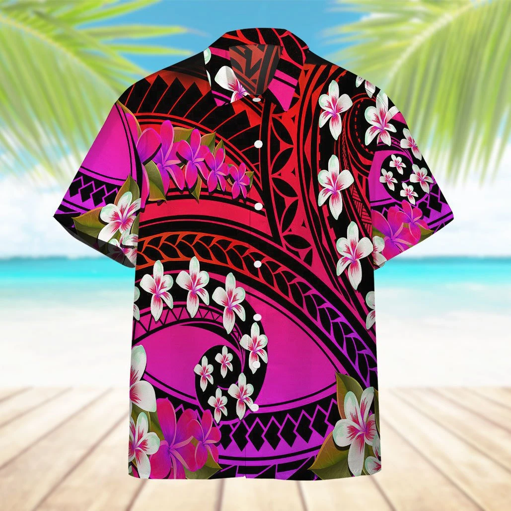 Plumeria Hawaiian Shirt