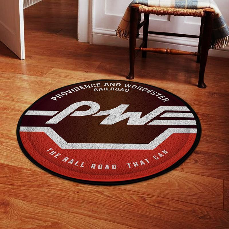 Pnw Living Room Round Rug Carpet Bedroom Livingroom Home Decor