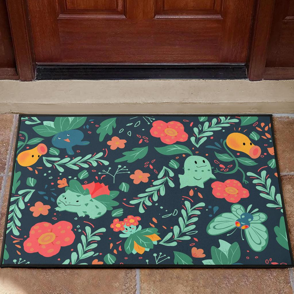 Pokemon Grass Rubber Doormats