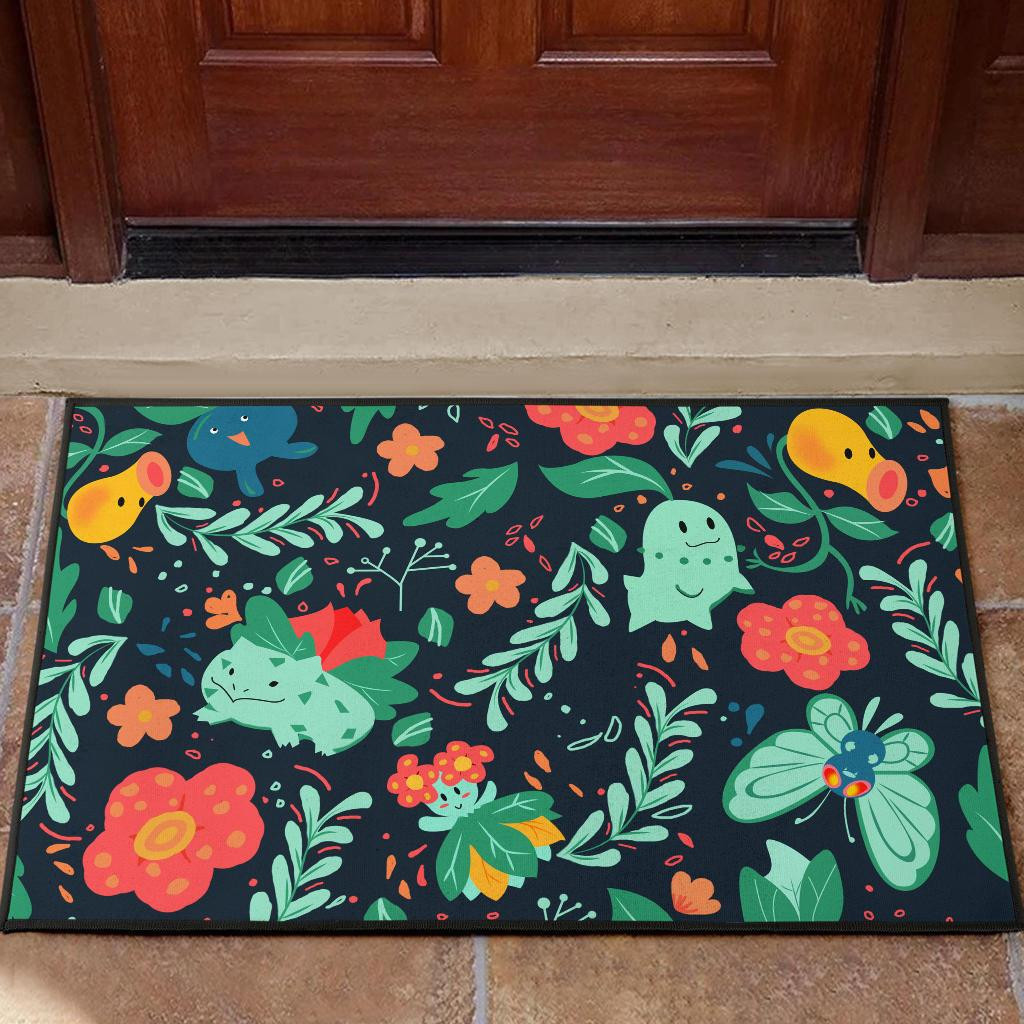 Pokemon Grass Rubber Doormats