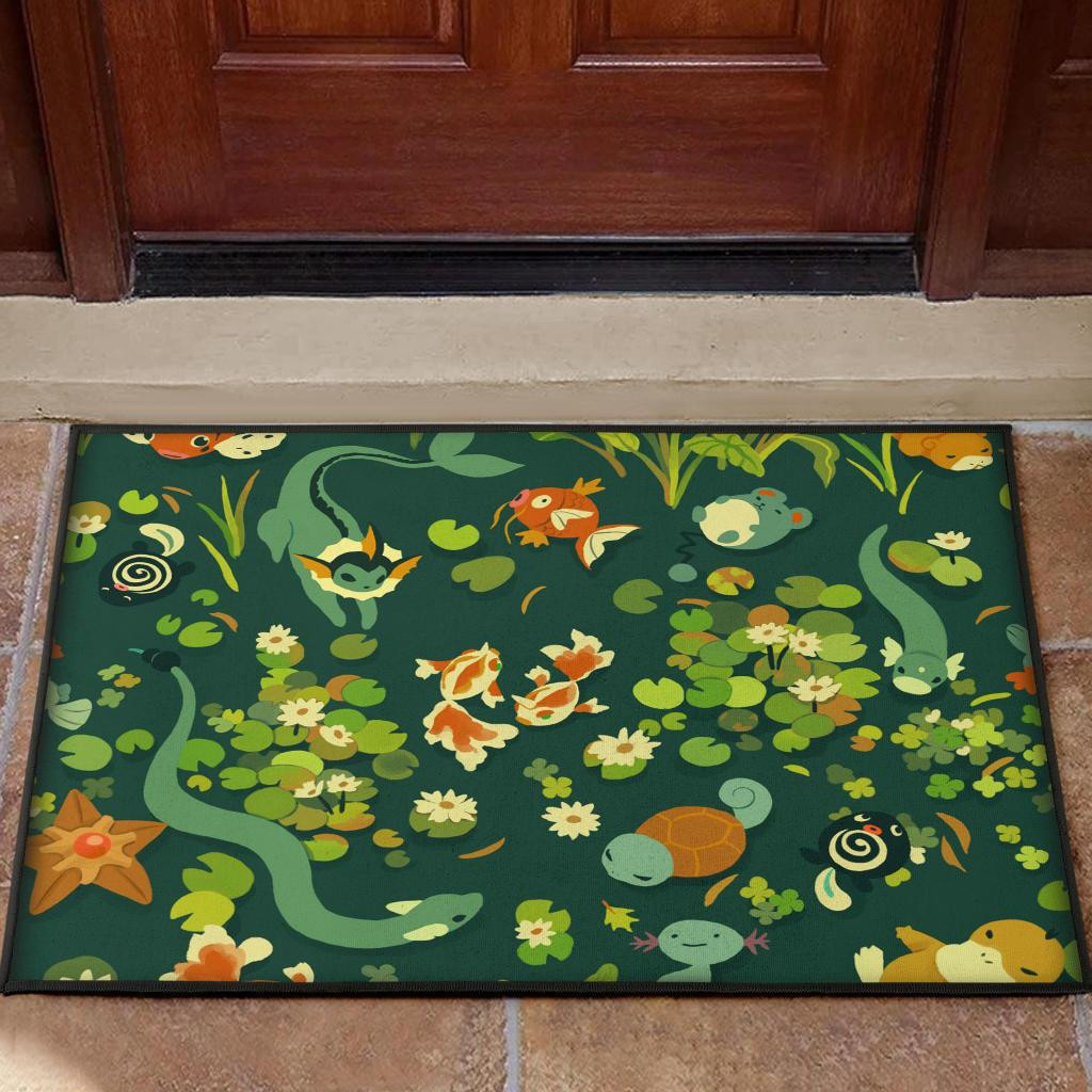Pokemon Green Rubber Doormats