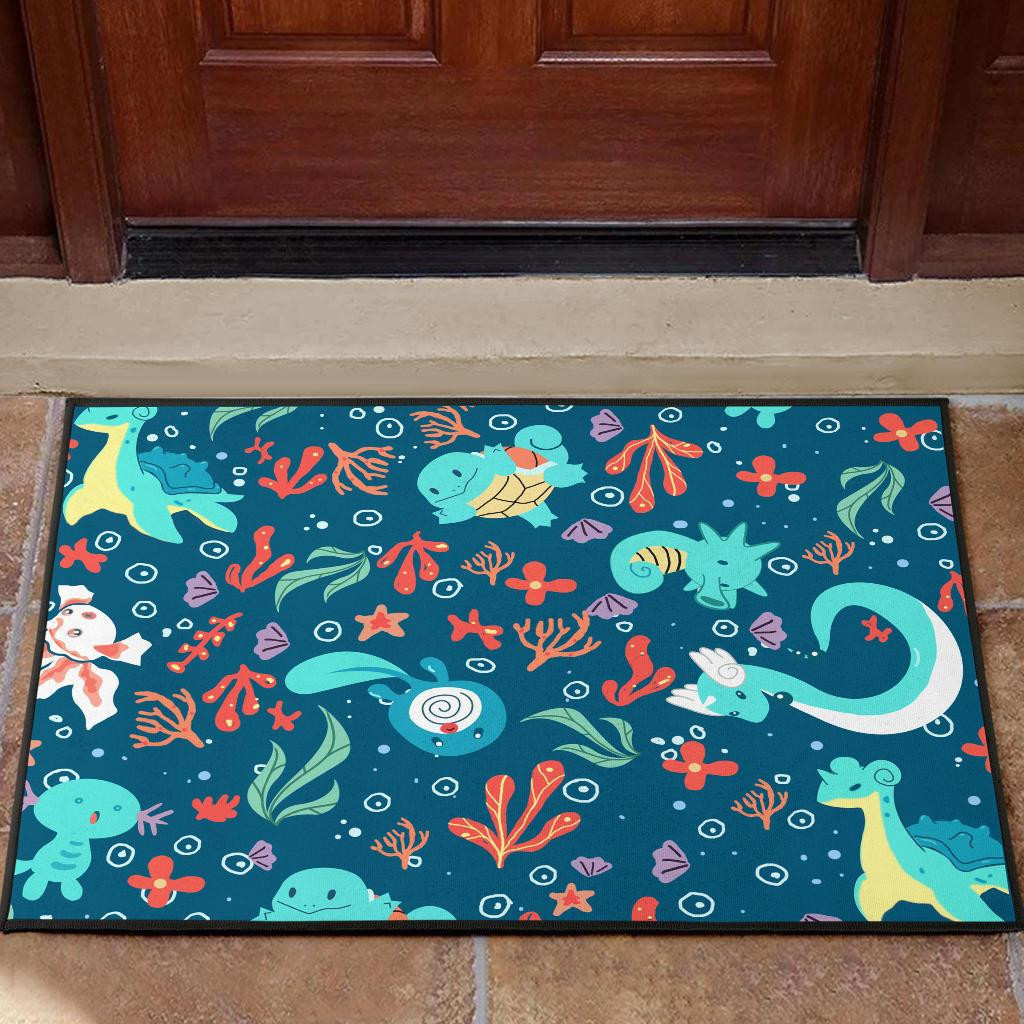 Pokemon Water Rubber Doormats