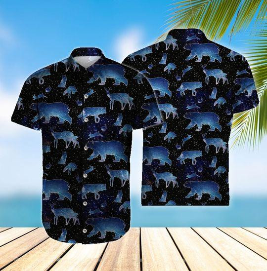 Polar Bear Hawaiian Shirt