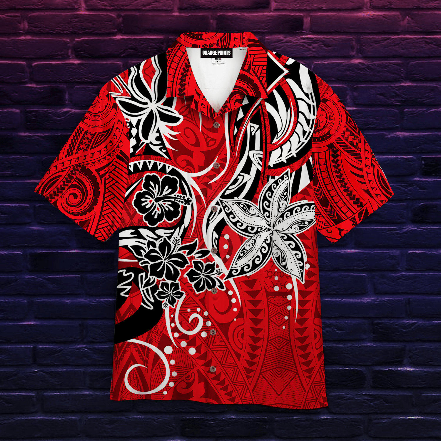 Polynesian Tribal Pattern Hawaiian Shirt