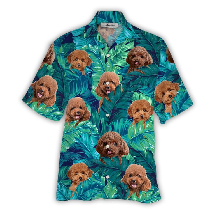 Poodle Hawaiian Shirt