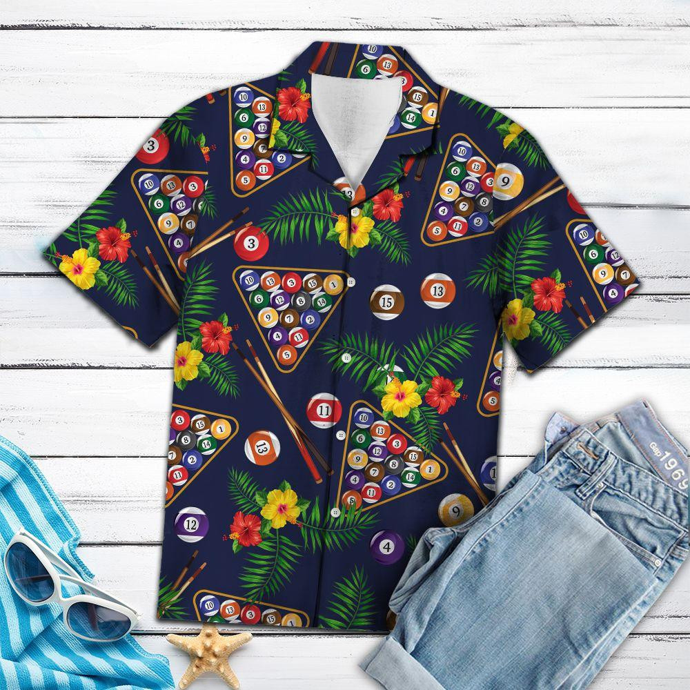 Pool Billiiard Hawaiian Shirt
