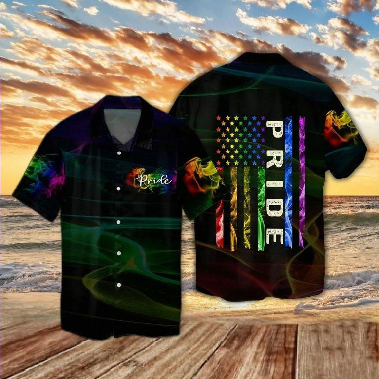 Pride Flag Hawaiian Shirt