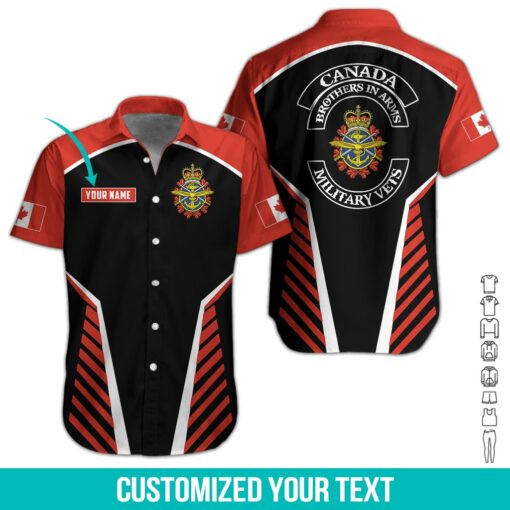 Proud Canadian Personalized Hawaiian Shirt