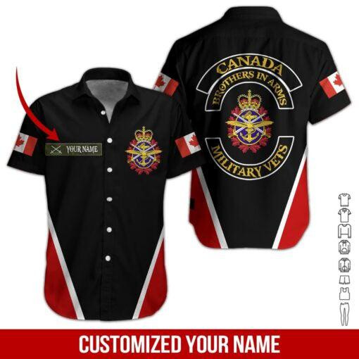 Proud To Be Canadian Personalized Hawaiian Shirt