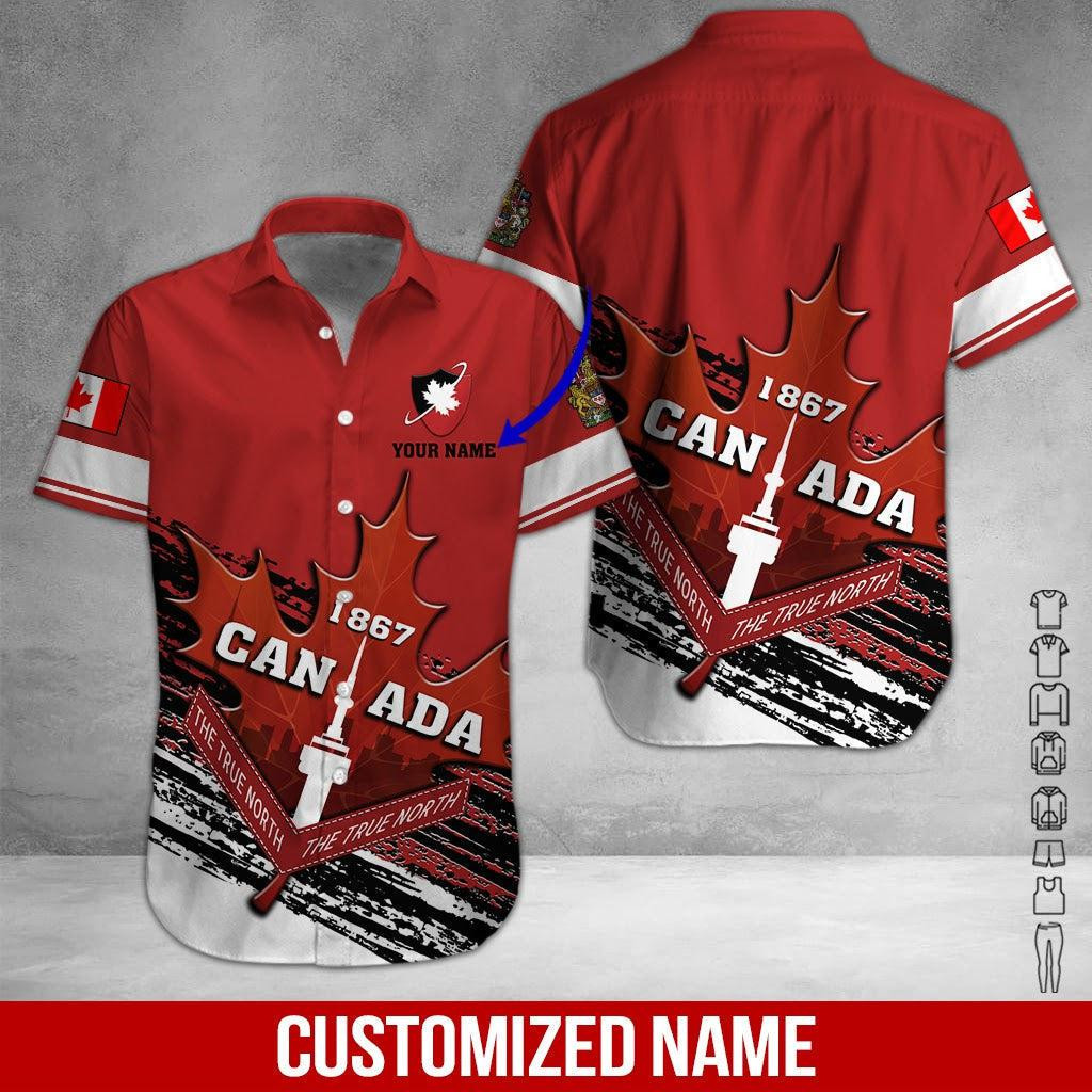 Proud To Be Canadian Personalized Hawaiian Shirt