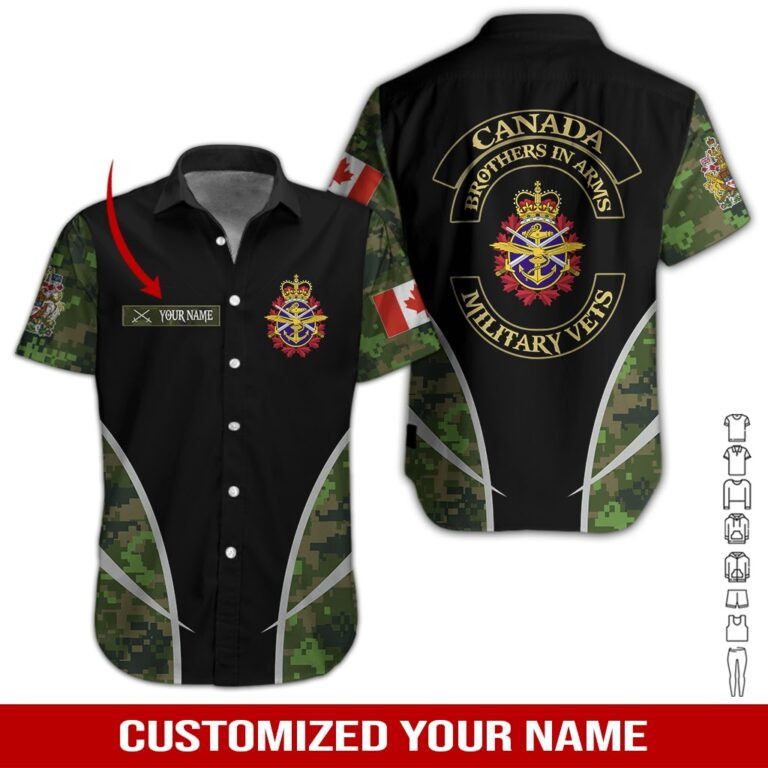 Proud To Be Canadian Personalized Hawaiian Shirt