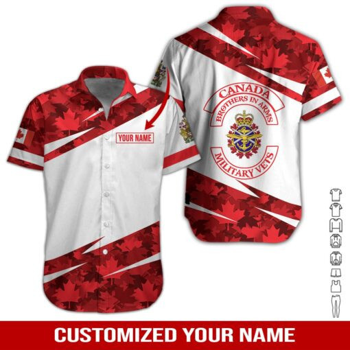 Proud To Be Canadian Personalized Hawaiian Shirt