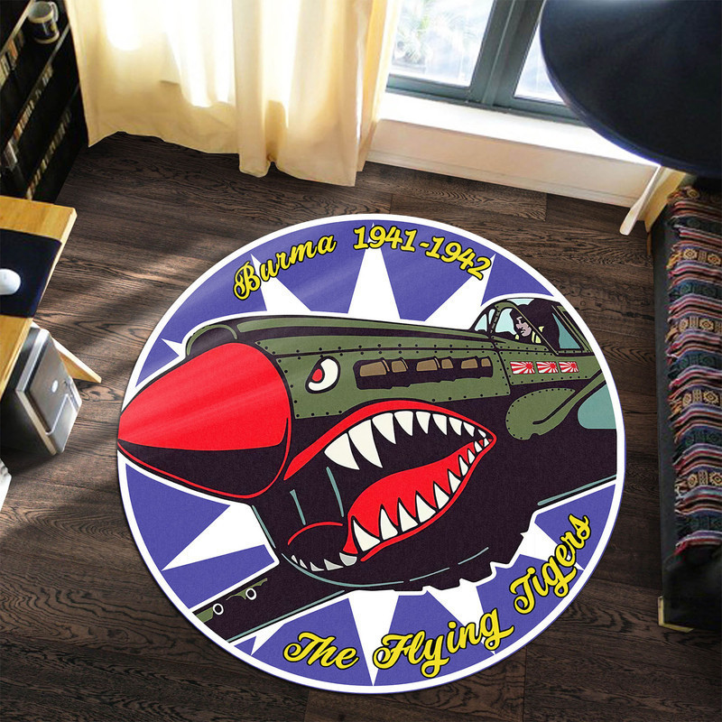 Pround Floor Mat Round Rug Carpet Bedroom Livingroom Home Decor - Image 3