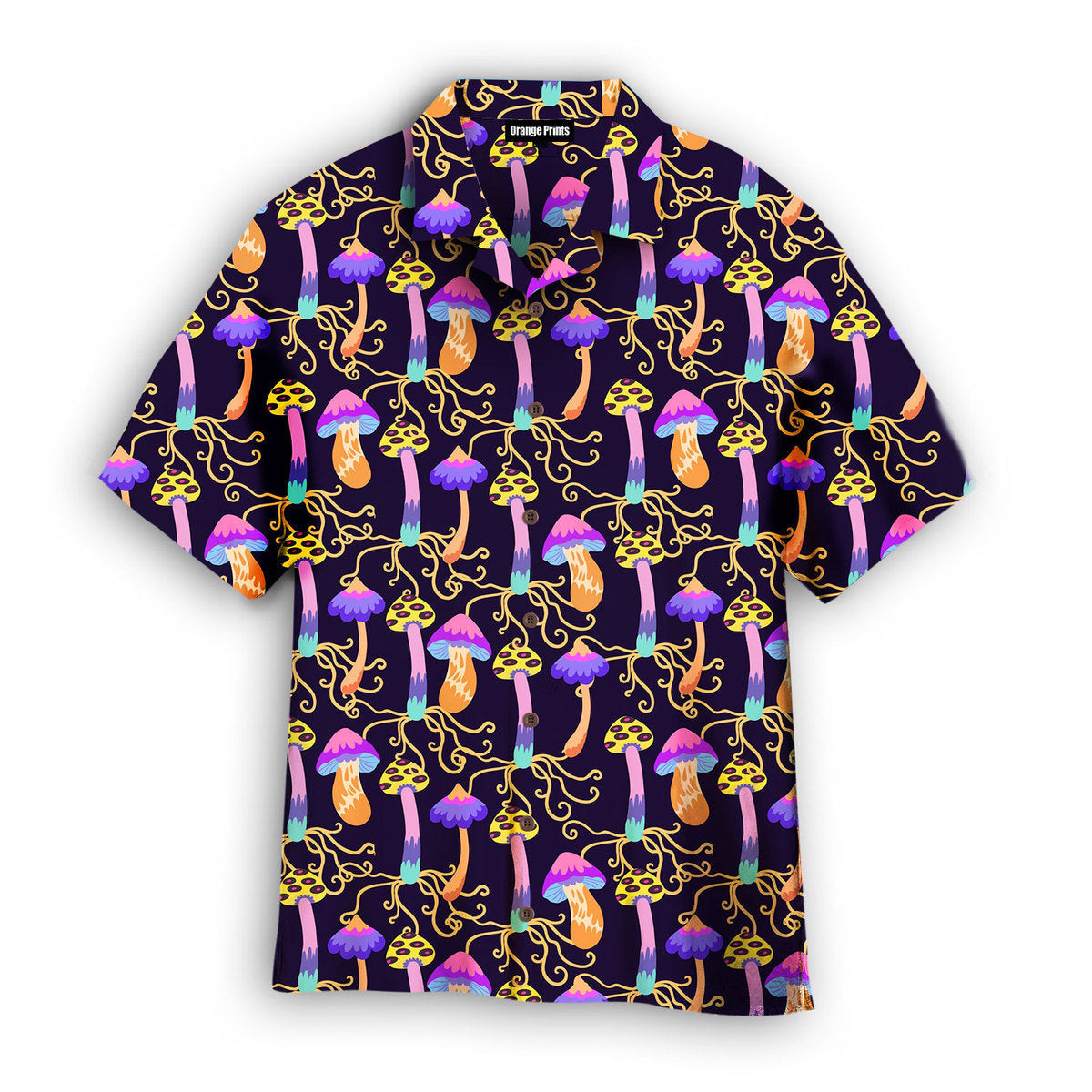 Psychedelic Fairy Colorful Mushroom Hawaiian Shirt