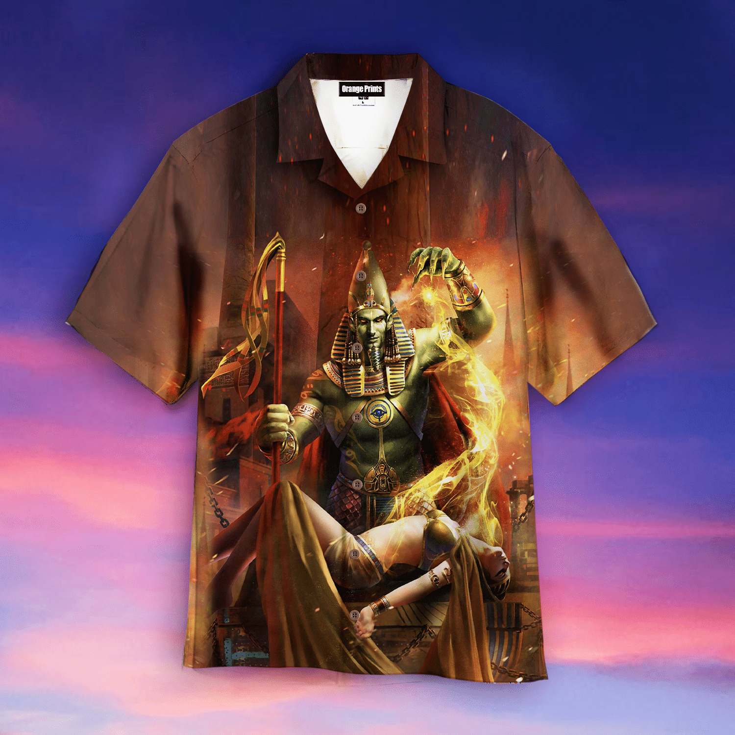 Ptah Egyptian God Hawaiian Shirt