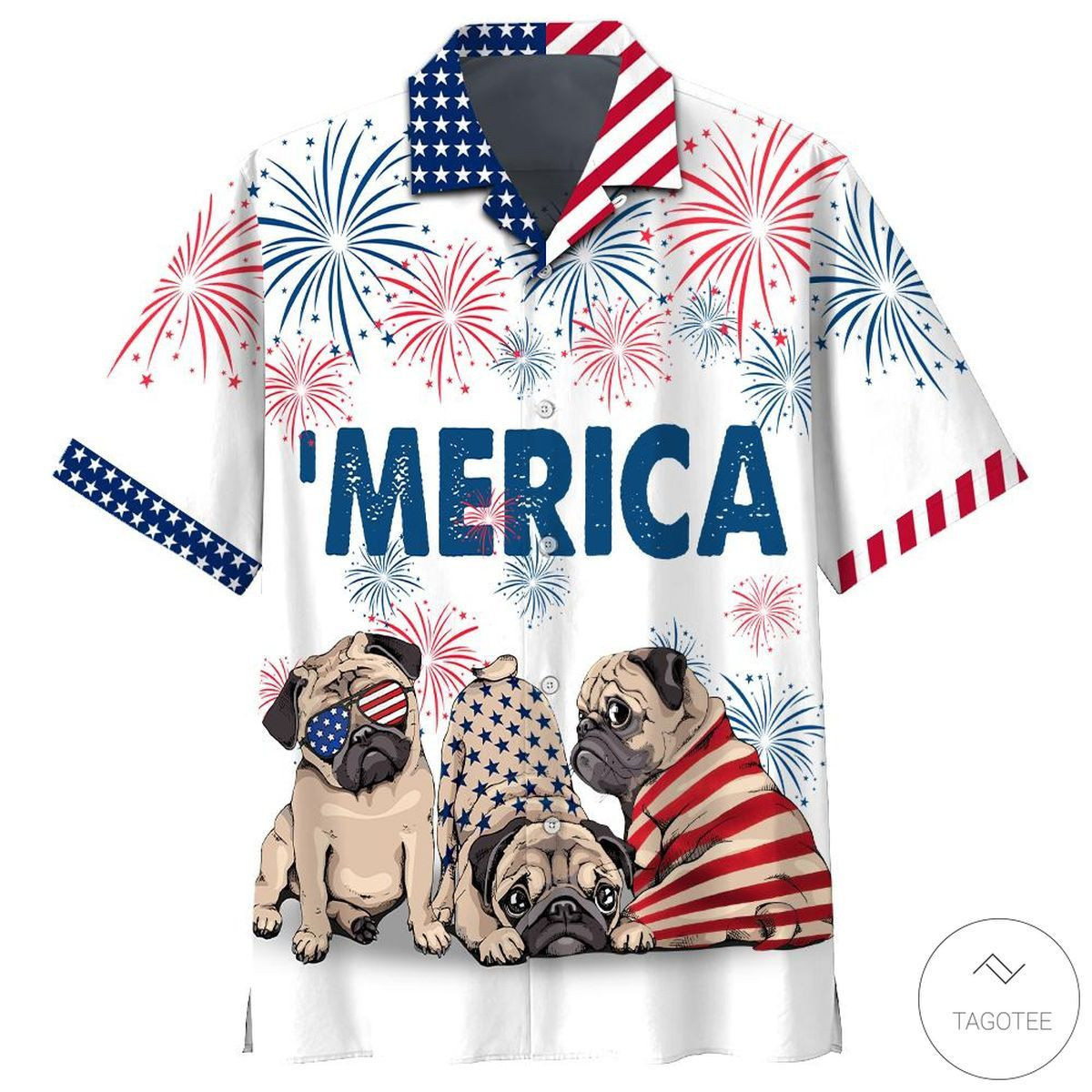 Pug Beer Hawaiian Shirt
