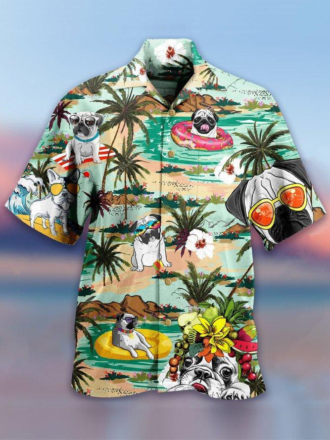 Pugs Hawaiian Shirt