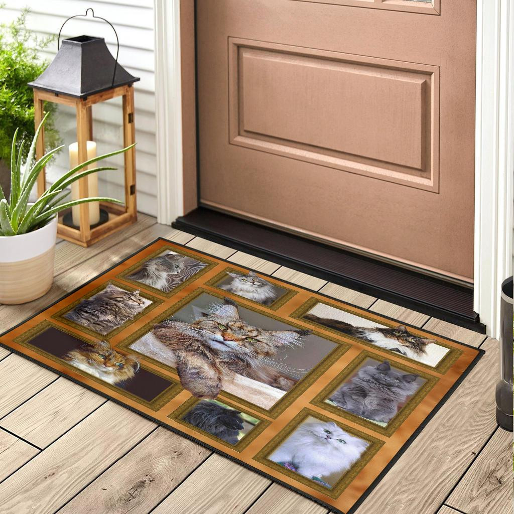 Quilt cat Rubber Doormats - Image 3