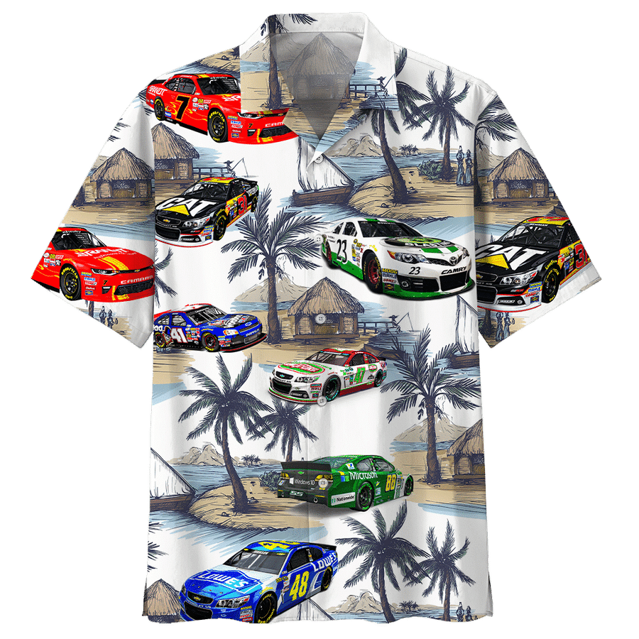 Racing Car Hawaiian Shirt