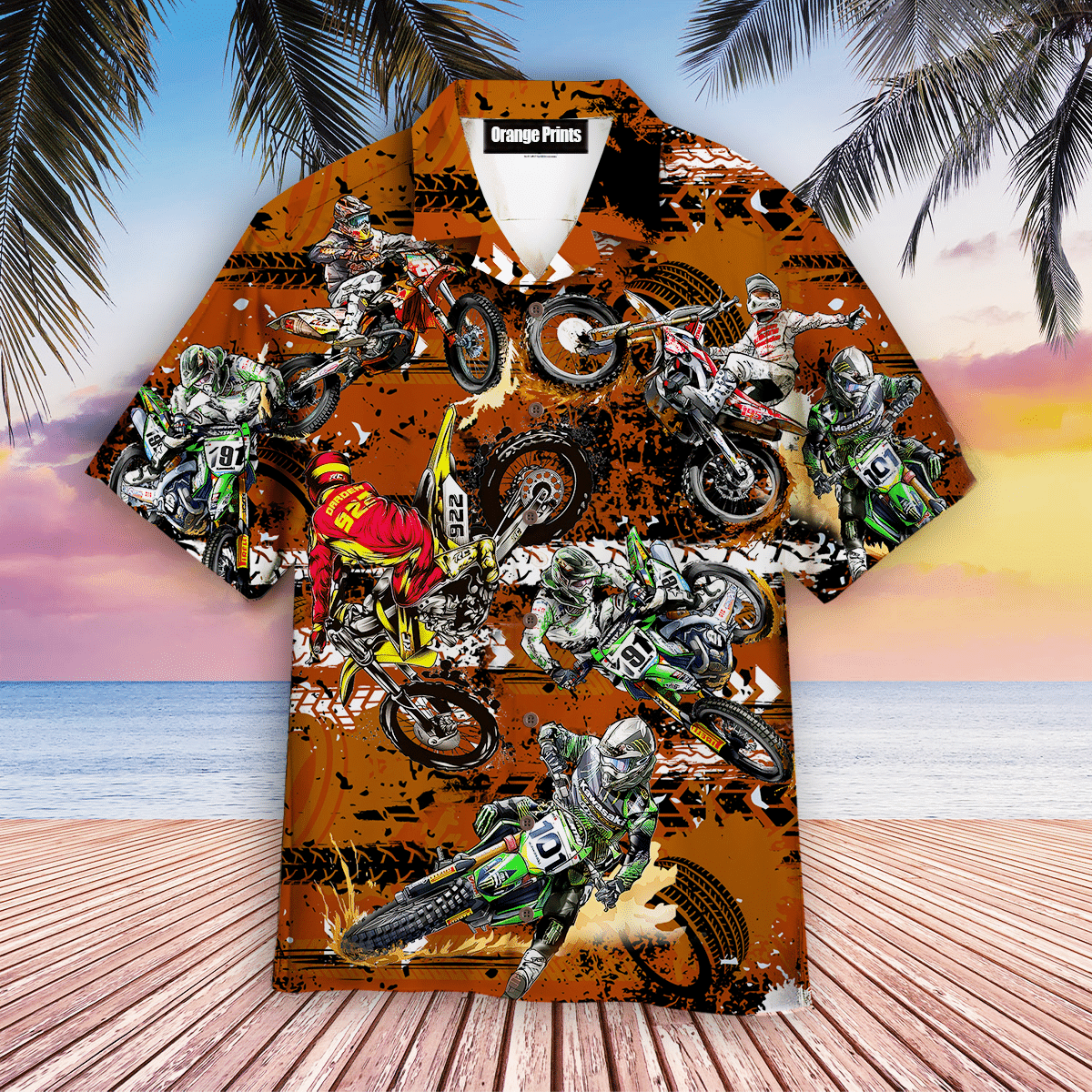 Racing Motocross Lover Hawaiian Shirt