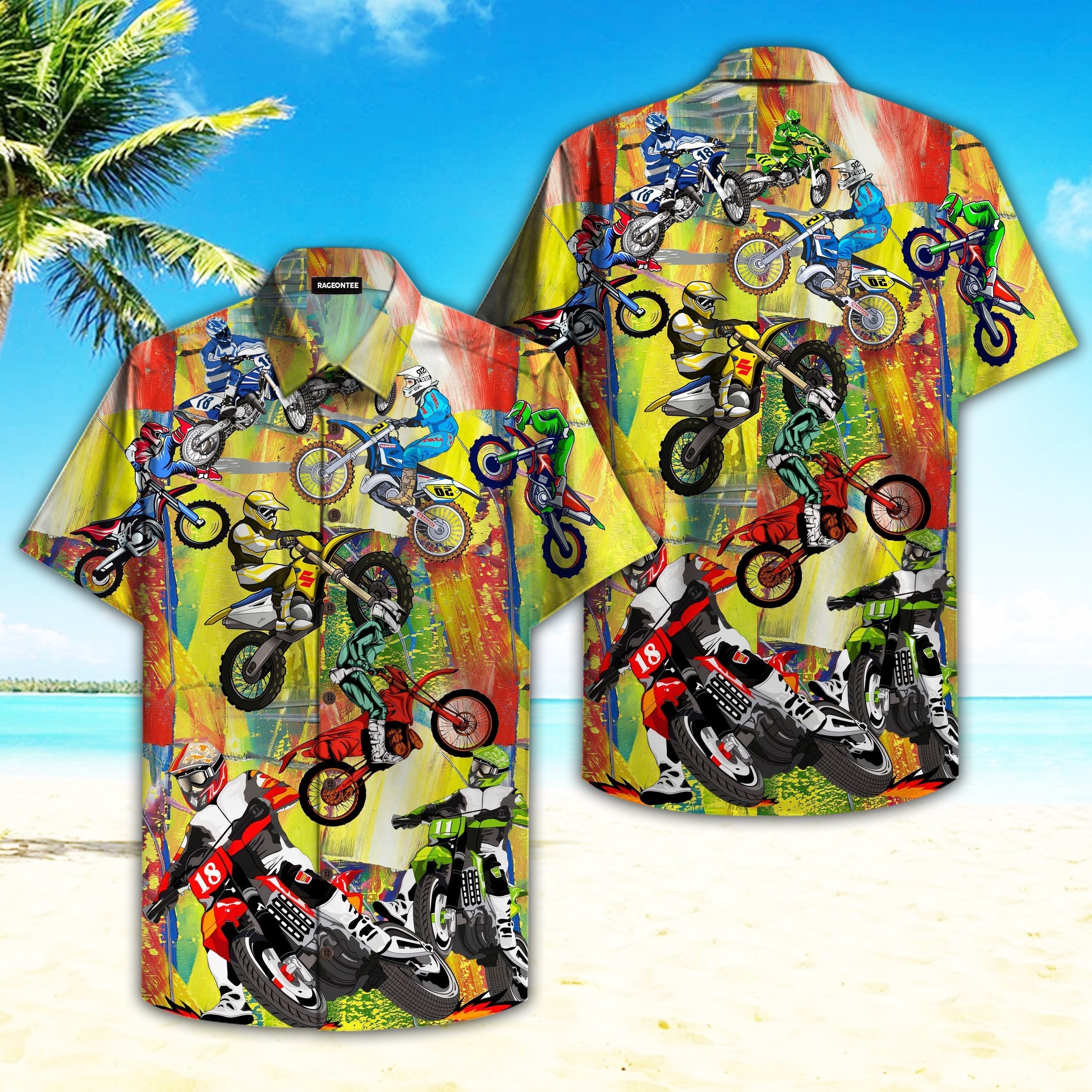 Racing Motocross Lover Hawaiian Shirt