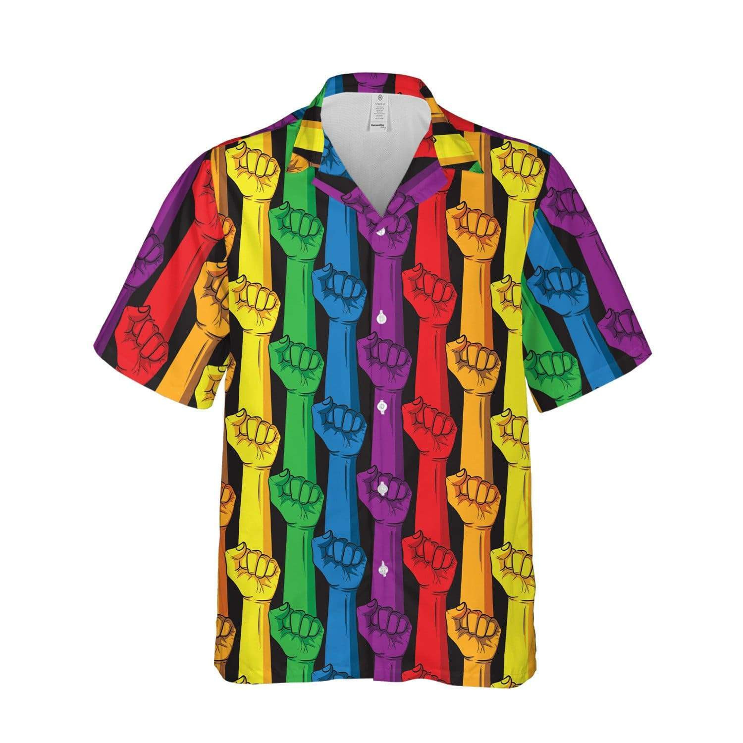 Rainbow Color LGBT Hawaiian Shirt