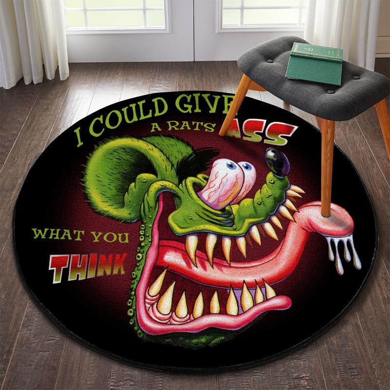 Rat Fink Round Rug Carpet Bedroom Livingroom Home Decor