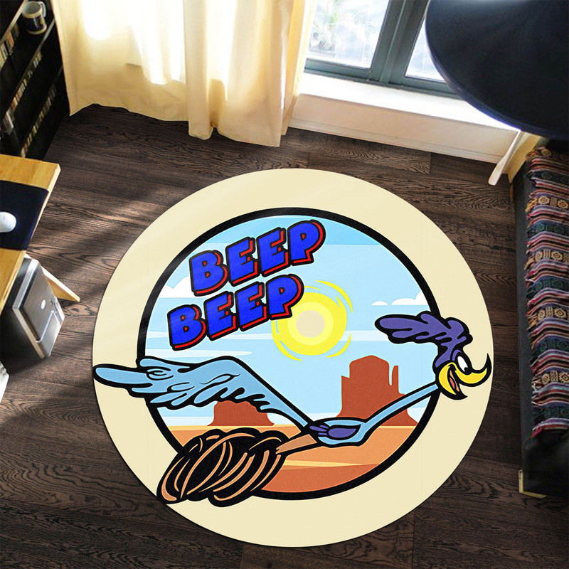 Rat Rod Hot Rod Round Rug Carpet Bedroom Livingroom Home Decor - Image 3