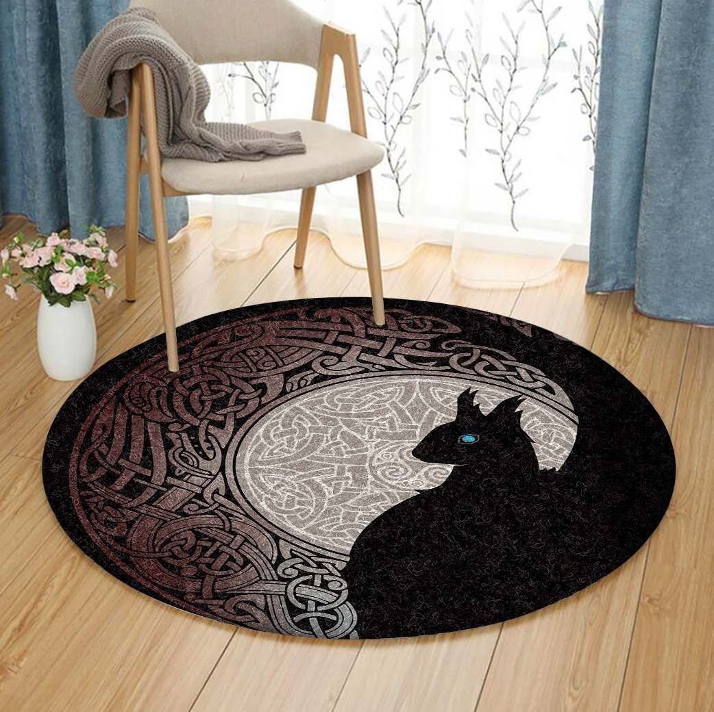 Ratatoskr Rabbit Round Rug Carpet Bedroom Livingroom Home Decor