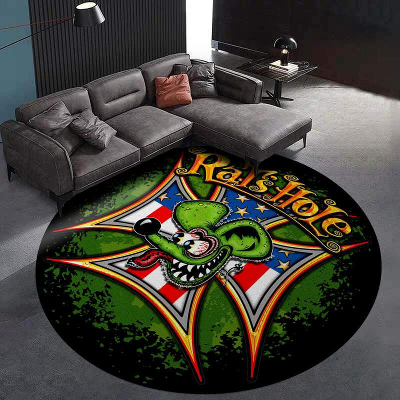 Rat'S Hole Round Rug Carpet Bedroom Livingroom Home Decor