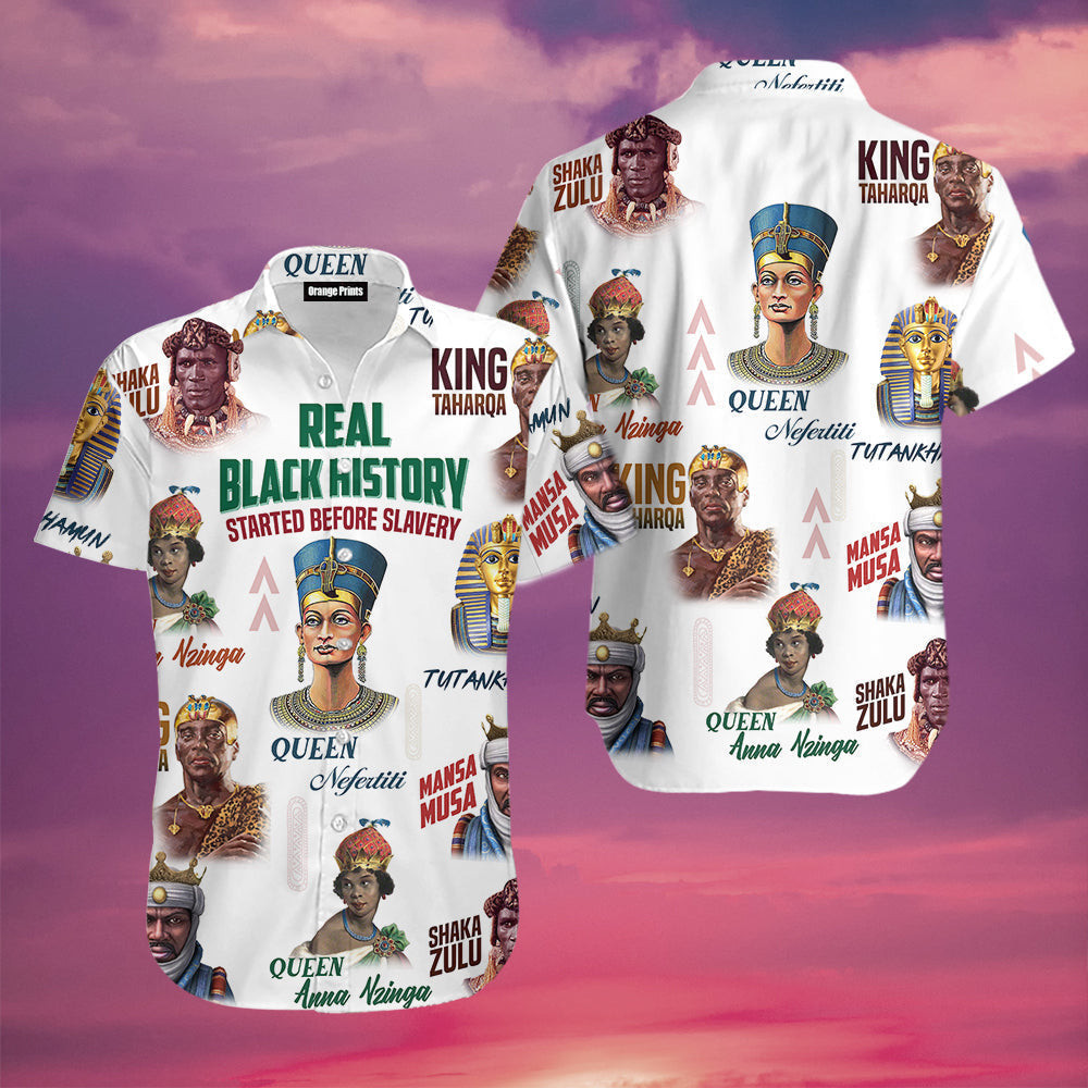 Real Black History Started Before Slavery Hawaiian Shirt