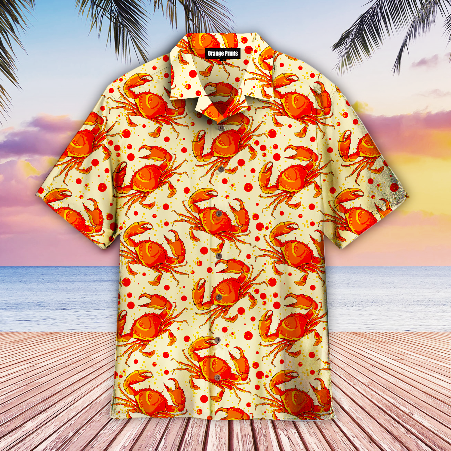 Red Crab Make So Hot Hawaiian Shirt