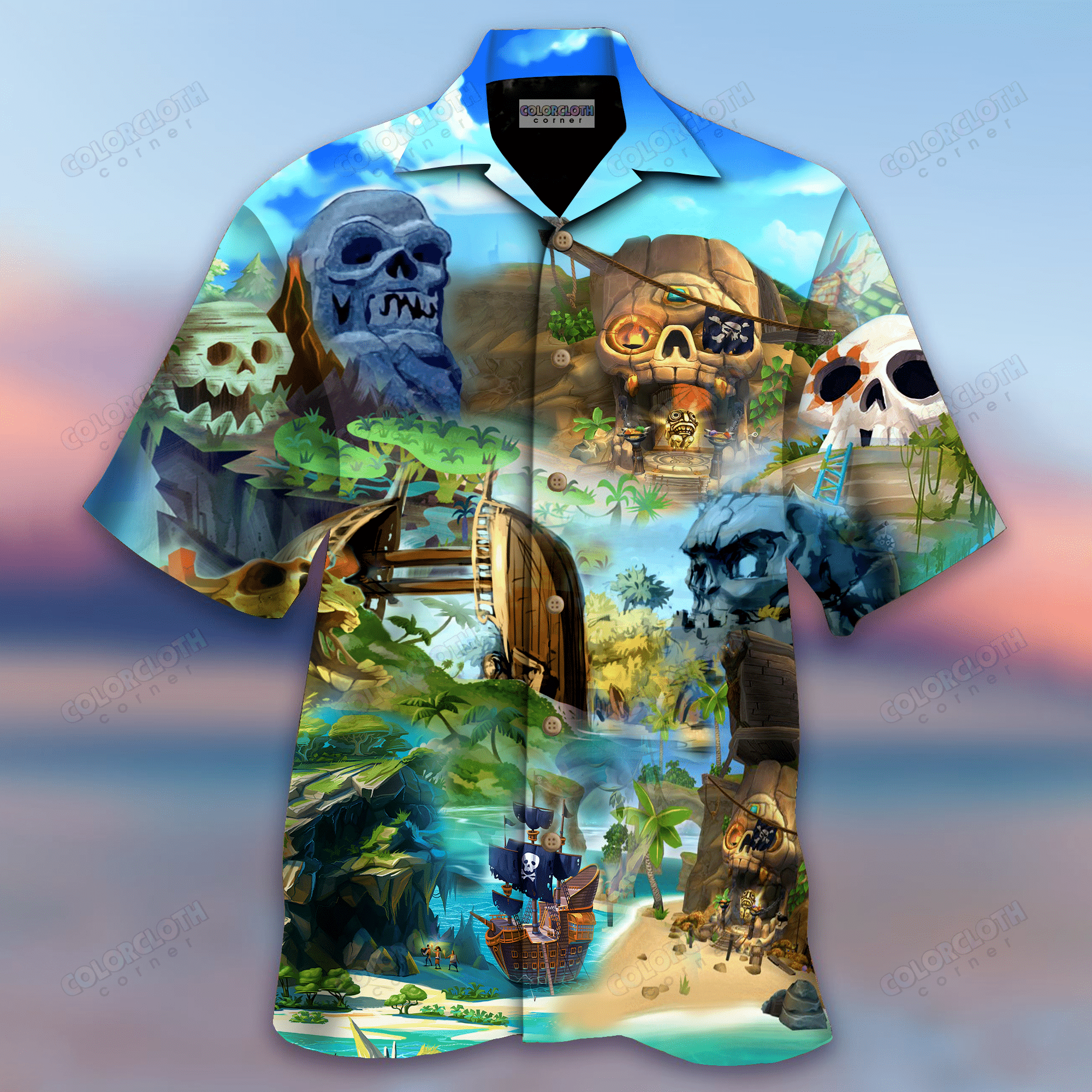 Relax On The Skull Hawaiian Shirt