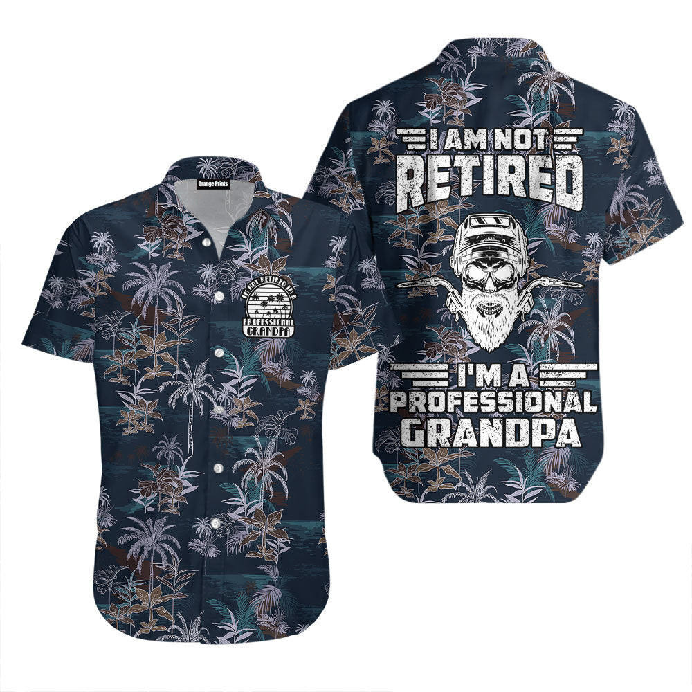 Retro Retired Grandpa Hawaiian Shirt