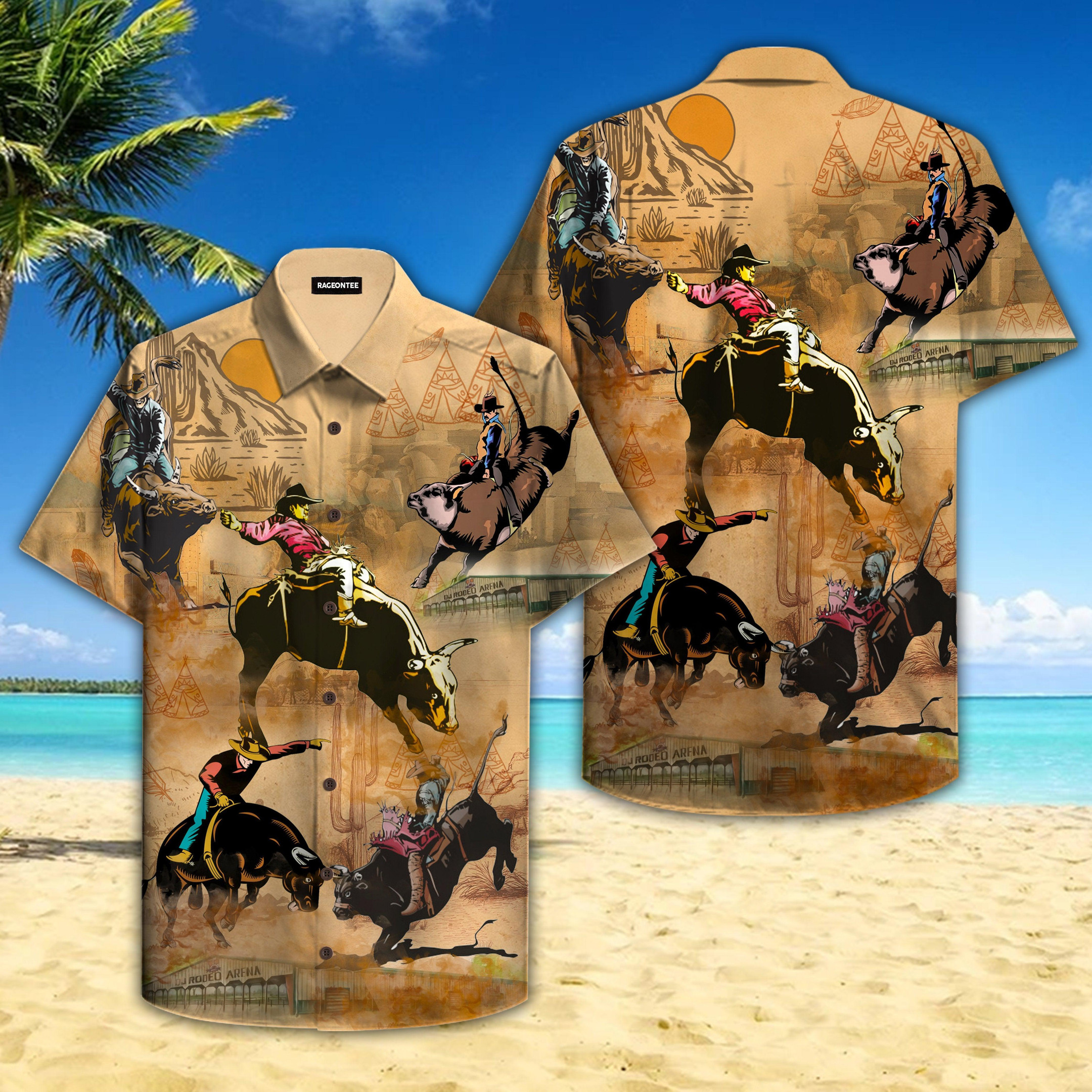 Riding Rodeo Legendly Hawaiian Shirt