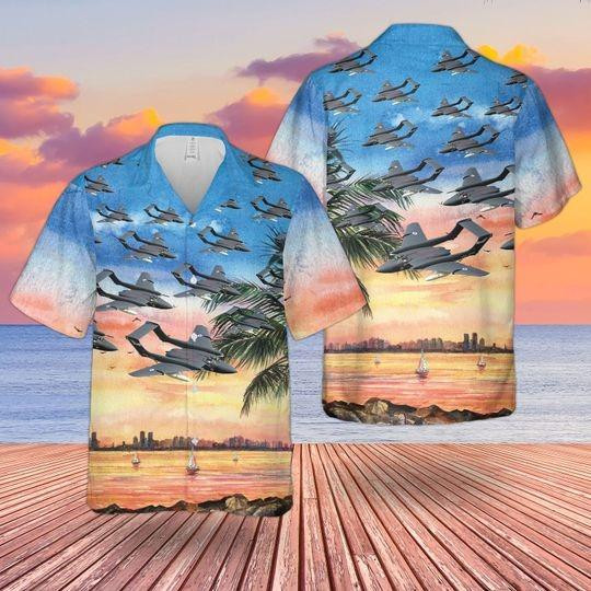 RN Historycal Sea Vixen Hawaiian Shirt