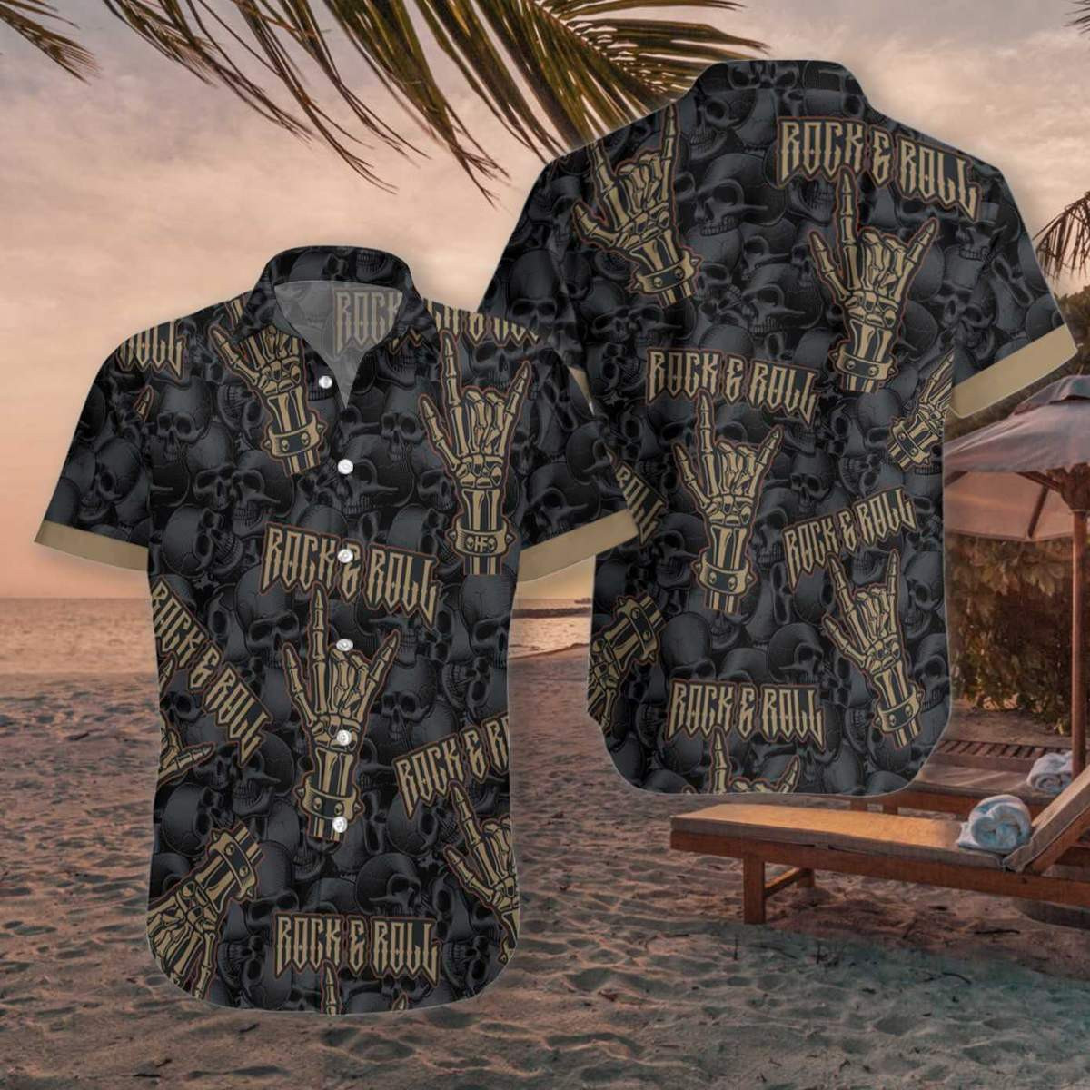 Rock & Roll Vintage Hawaiian Shirt