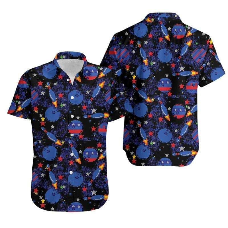 Rocket Bowling Hawaiian Shirt