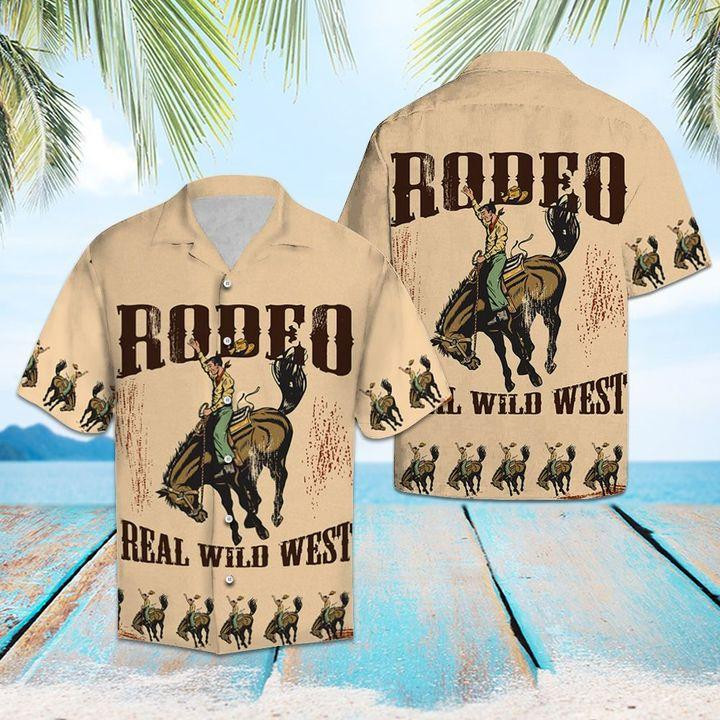 Rodeo Real Wild West Hawaiian Shirt