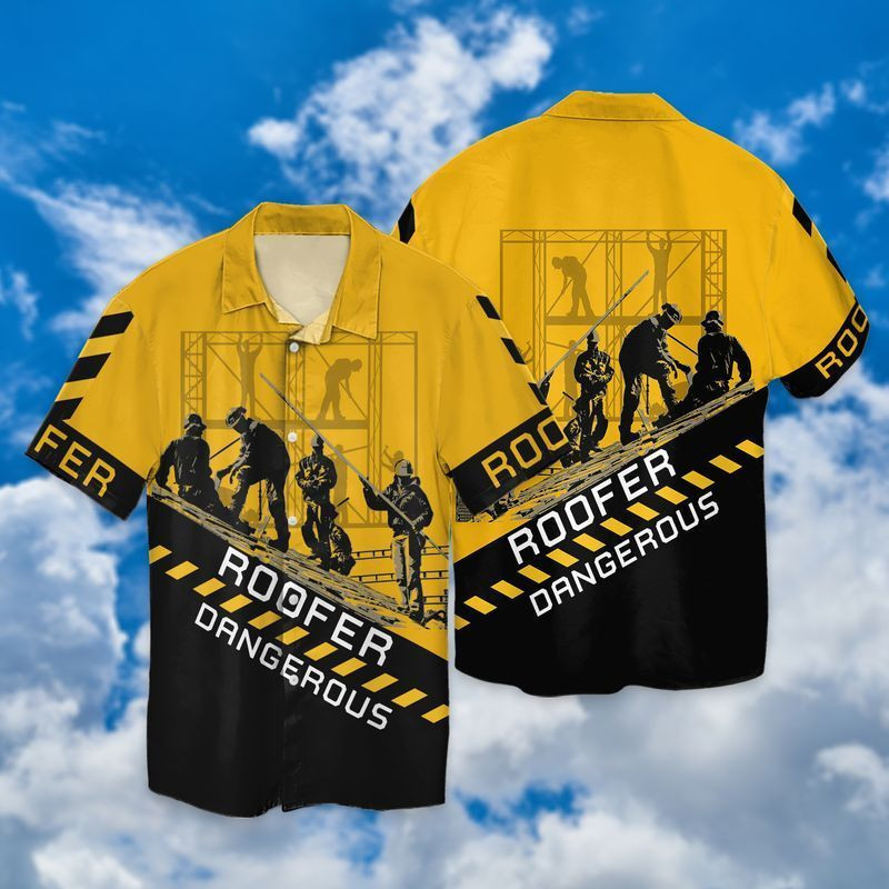 Roofer Dangerous Hawaiian Shirt