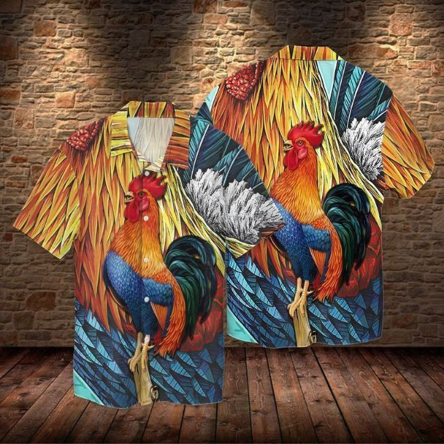Rooster 5 Hawaiian Shirt