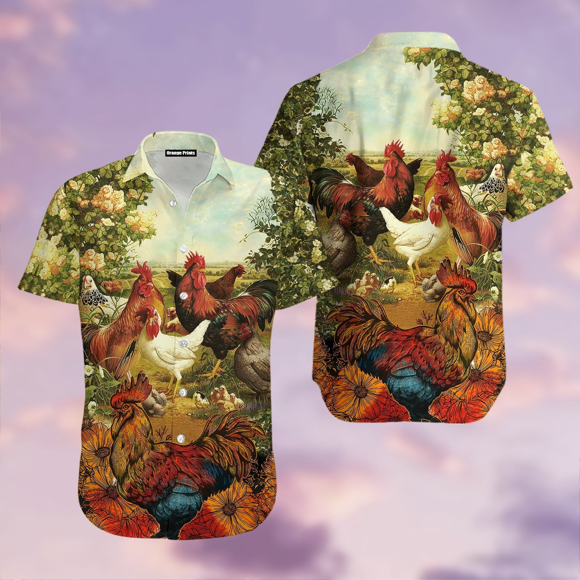 Rooster Hawaiian Shirt