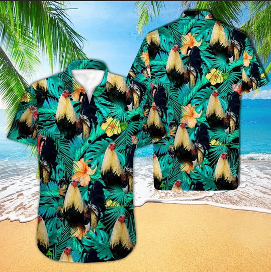 Rooster Hawaiian Shirt
