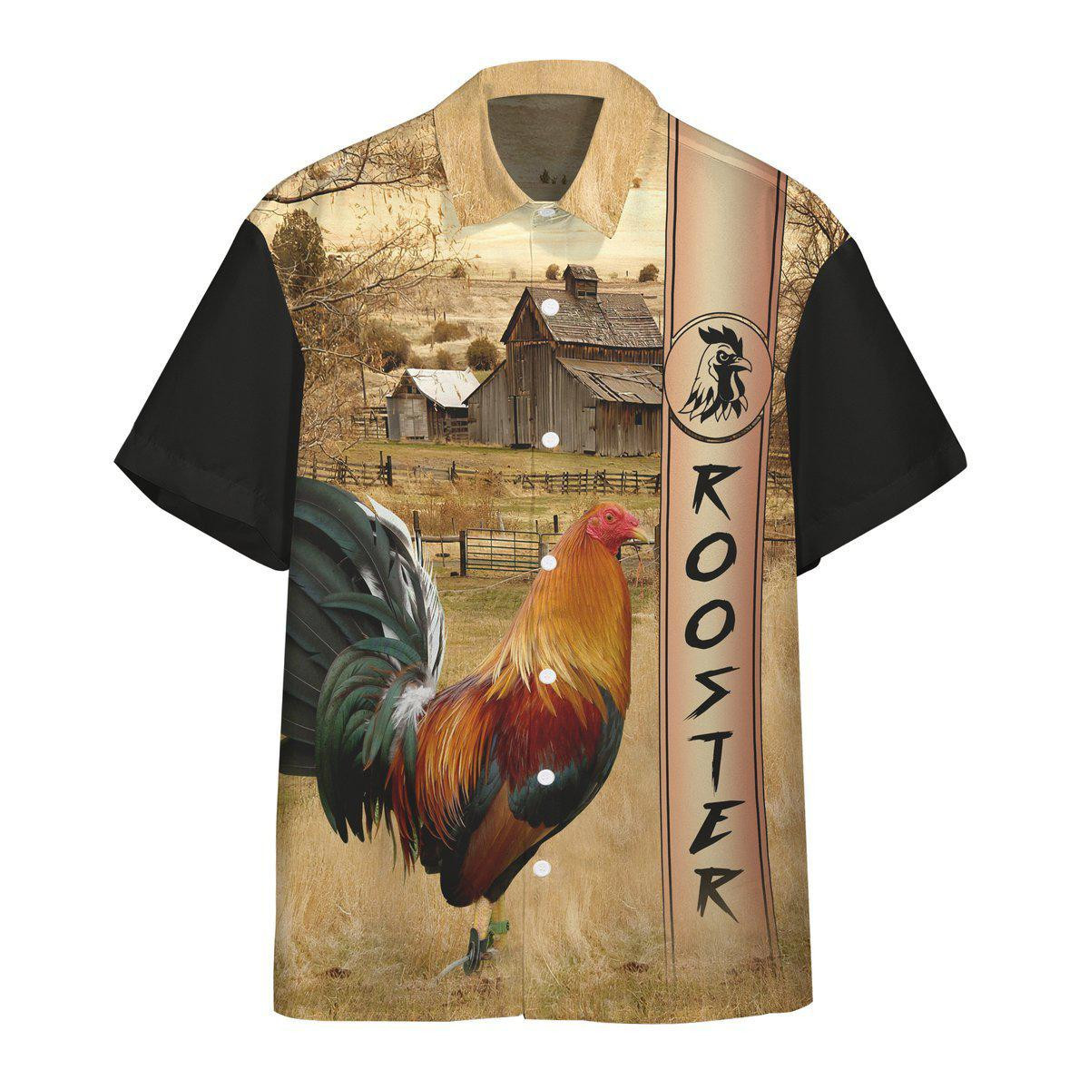 Rooster Ranch Grass Hawaiian Shirt